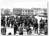 Comizio in piazza Monte alla Rena