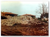 Anni '90 - Demolizione del villaggio Aniene da parte della ditta Co.ge.mar.- Arch. G. Luppichini.