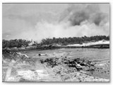 Vasche a terra con liquidi fognari ed industriali che percolano in mare.