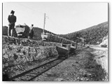 Anni '40 - I trasporti si fanno con i carrelli Decauville