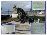 Il monumento nella terrazza delle 4 Repubbliche Marinare