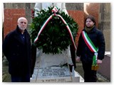 Giacomo Luppichini Presidente dell'ANPI ed il Sindaco Alessandro Francjhi