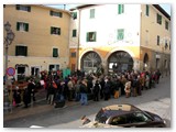 Piazza Gori-Il gruppo dei partecipanti alla cerimonia