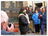 Piazza Gori-La commemoraziome del Sindaco Alessandro Franchi