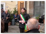 Piazza Gori-La commemoraziome del Sindaco Alessandro Franchi